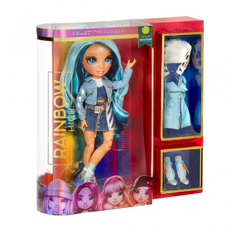 Rainbow High 9 Doll Junior High Skyler Blue