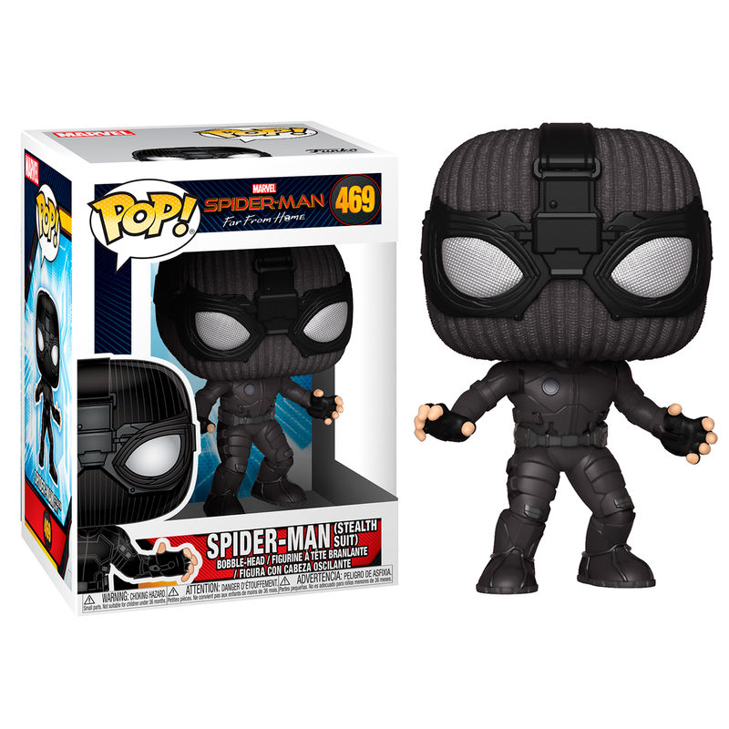 Pop Figure Marvel Spiderman Far From Home Spiderman Stealth Suit Buy In Familand - roblox spider man far from home shirt